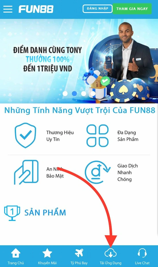 Tải App nhà cái FUN88 Giúp Bạn Cá Cược Thuận Tiền Và Dễ Dàng Hơn